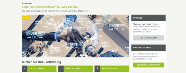 Mehr über den Artikel erfahren Agile Transformation auf den Weg bringen